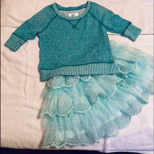 Matilda Jane Mint Green Tulle skirt